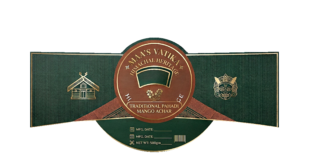 Maa's Vatika Himachal Heritage Authentic 500gm Label